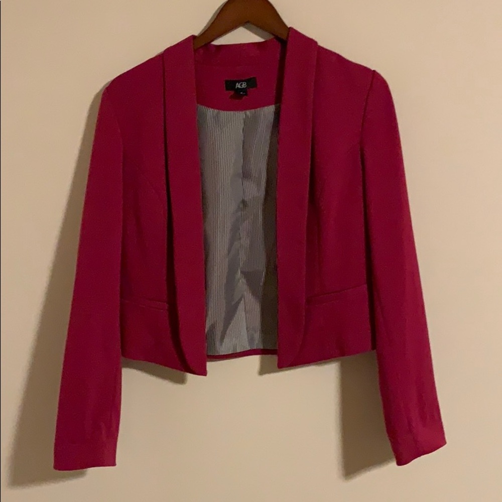 Blazer Dark Pink Magenta